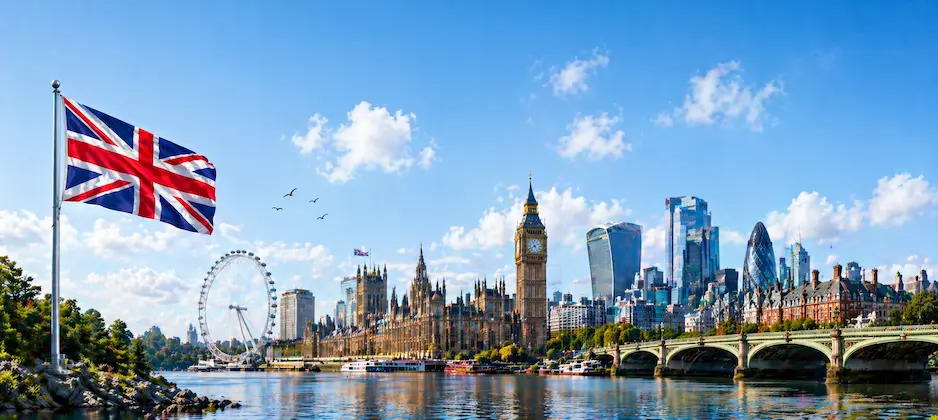 UK Skyline Background